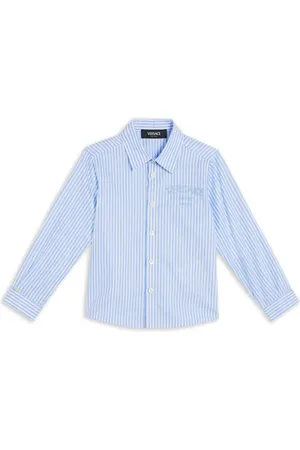 VERSACE Gestreept katoenen shirt