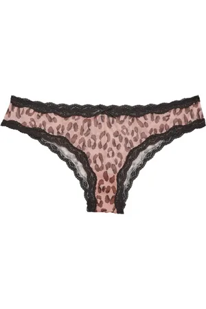 FLEUR DU MAL Doorzichtige bh met luipaardprint