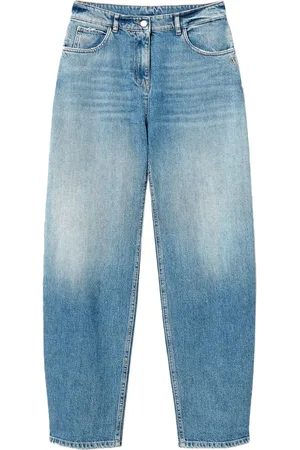 Twin-Set Jeans met toelopende pijpen en vijf zakken
