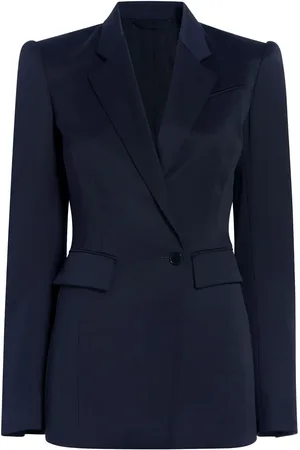 Another Tomorrow Blazer met dubbele rij knopen
