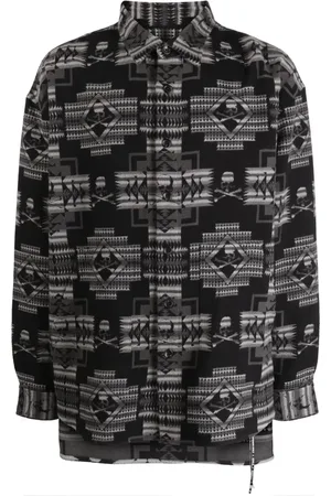 MASTERMIND Chimayo overhemd met jacquard