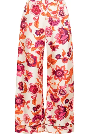 La DoubleJ Pyjamabroek met bloemenprint