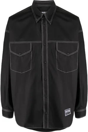 VERSACE Overhemd met logopatch