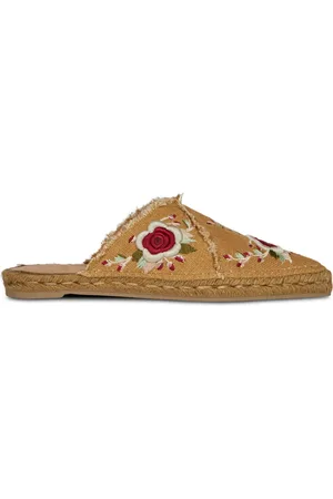 Etro Espadrilles met geborduurde bloemen