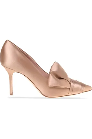 Alberta Ferretti Geplooide satijnen pumps