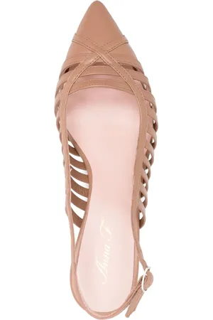 ANNA F. 58mm leren pumps