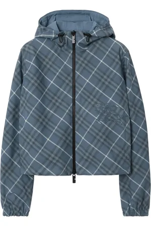 Burberry Cropped omkeerbaar geruit jack
