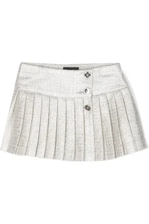 VERSACE Tweed plooirok