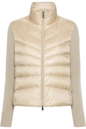 Moncler Donsjack met gebreide mouwen