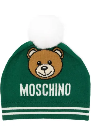 Moschino Intarsia muts met logo