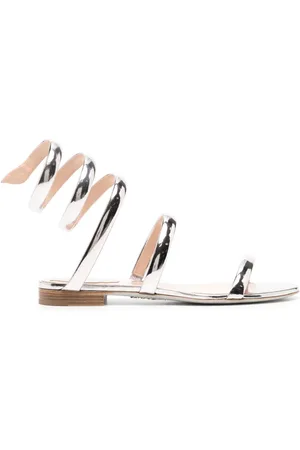 RENE CAOVILLA Serpente sandalen met open neus