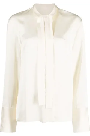 Jil Sander Blouse met satijnen afwerking