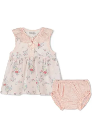 Kenzo Jurk en broekje met bloemenprint