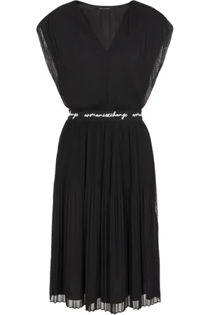 Armani Exchange Jurk met logo tailleband