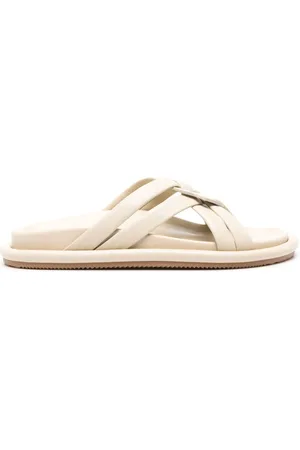 Moncler Bell slippers met geweven bandjes