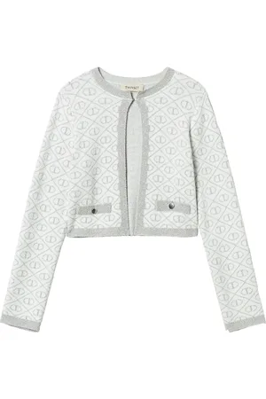 Twin-Set Jacquard gebreid vest