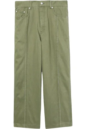 FIVE CM Katoenen broek met wijde pijpen