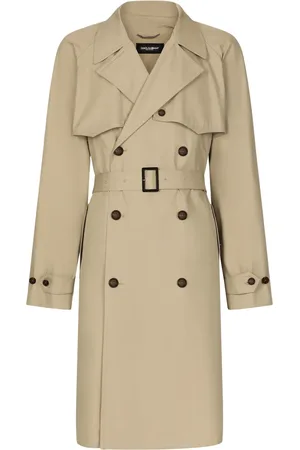 Dolce & Gabbana Trenchcoat met dubbele rij knopen