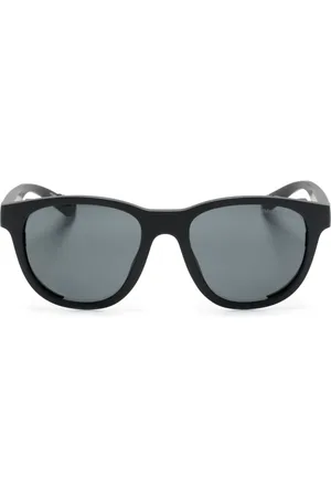 Emporio Armani Zonnebril met ovalen montuur