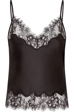 Nicholas Alani top met afwerking van kant