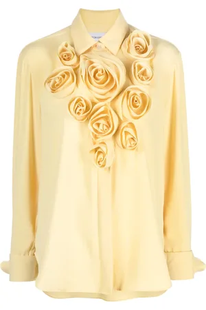 Viktor & Rolf Blouse met bloemenapplicatie