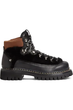 Dsquared2 Wandellaarzen met imitatiebont