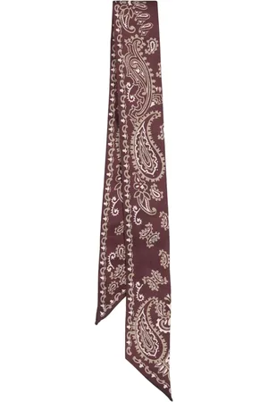 Golden Goose Zijden sjaal met paisley