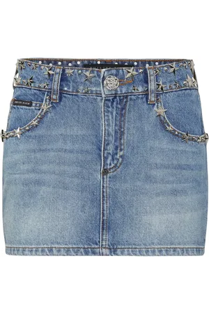 Philipp Plein Rok verfraaid met studs
