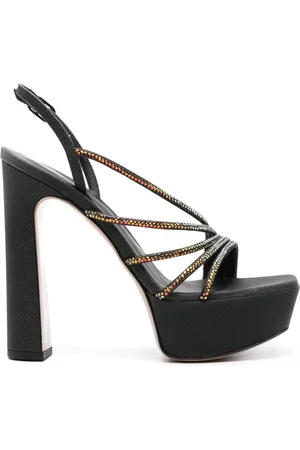 LE SILLA Scarlet 140mm sandalen verfraaid met stras