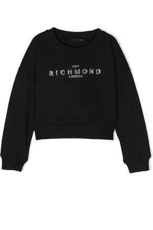 John Richmond Sweater met pailletten logo