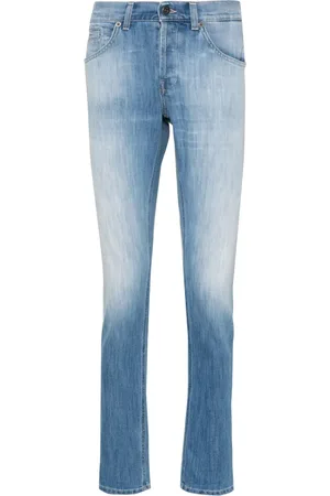 Dondup Jeans met logoplakkaat