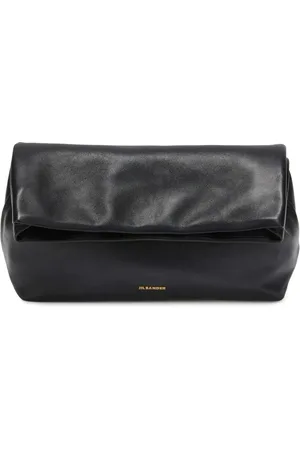 Jil Sander Clutch met logopatch