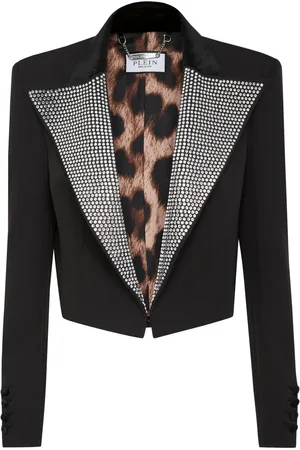 Philipp Plein Blazer verfraaid met kristallen