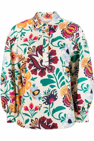 La DoubleJ Blouse met bloemenprint