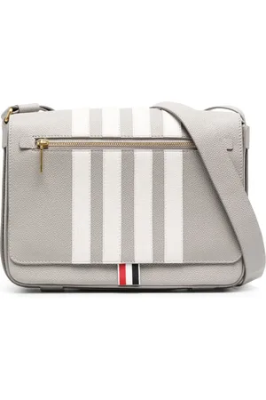 Thom Browne Reporter schoudertas met vier strepen