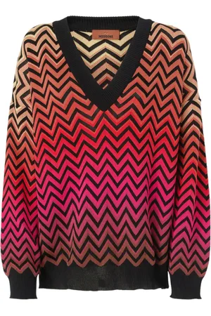 Missoni Trui met chevron streep