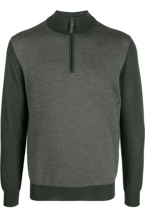 CANALI Trui met halve rits