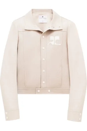 Courrèges Shirtjack met logopatch