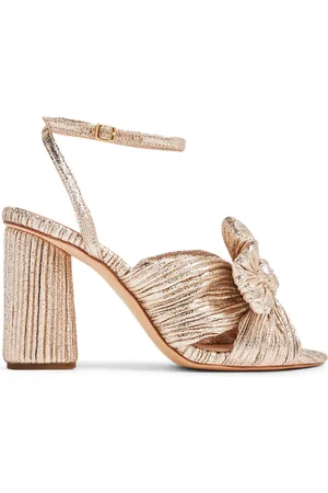 Loeffler Randall Camellia geplooide sandalen
