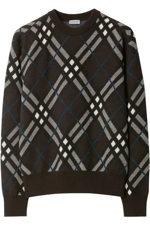 Burberry Geruit overhemd van wolblend