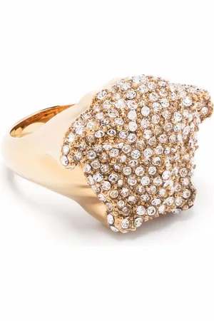VERSACE La Medusa ring verfraaid met kristallen
