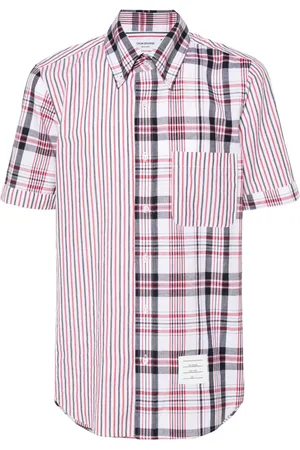 Thom Browne Overhemd met gemixt patroon