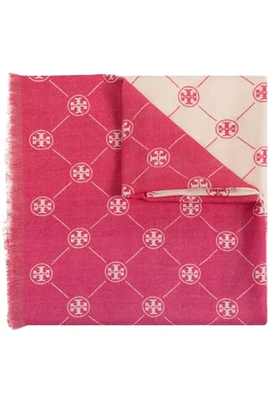 Tory Burch Sjaal met monogram