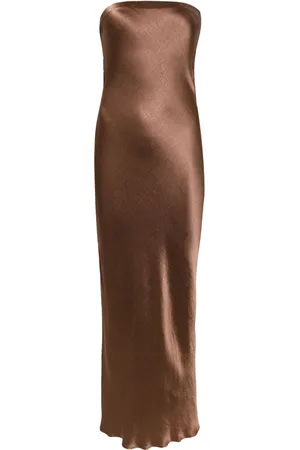 Bec & Bridge Moon Dance satijnen strapless jurk