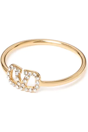 VALENTINO GARAVANI Vlogo Signature ring met kristal