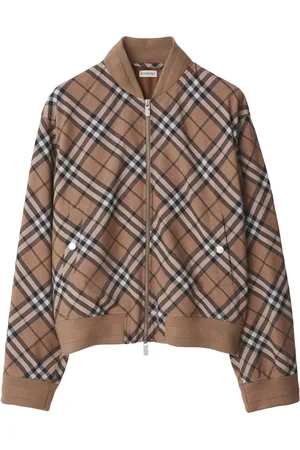 Burberry Vintage check bomberjack met rits