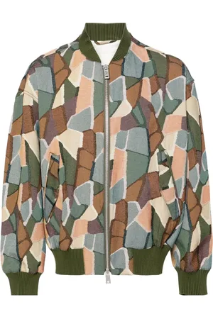 Emporio Armani Bomberjack met jacquard