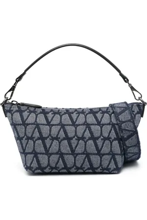 VALENTINO GARAVANI Toile Iconographe denim shopper