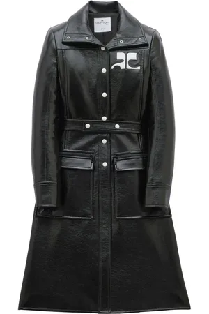 Courrèges Trenchcoat met logopatch