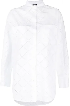 Kiton Geperforeerde blouse
